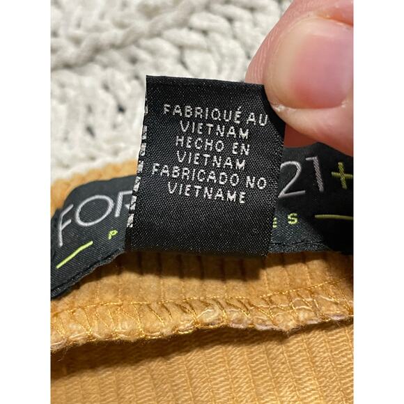 Forever 21 Corduroy Button Up Mini Skirt Womens Plus Size 2X Brown *Tiny Flaw - Picture 7 of 9